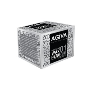 Agiva Hairpigment Color Wax 01 Γκρι