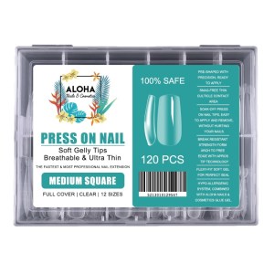 Press On Gelly Tips - Medium Square