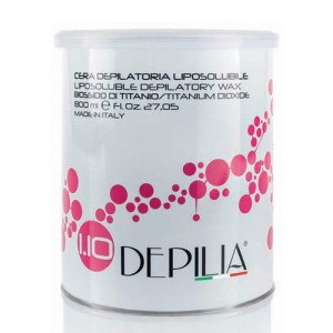 Depilia Depilation Wax Titanium Dioxide 800ml Κονσέρβα