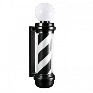 Barber Pole Icon Concept B/W